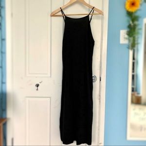 Black maxi dress